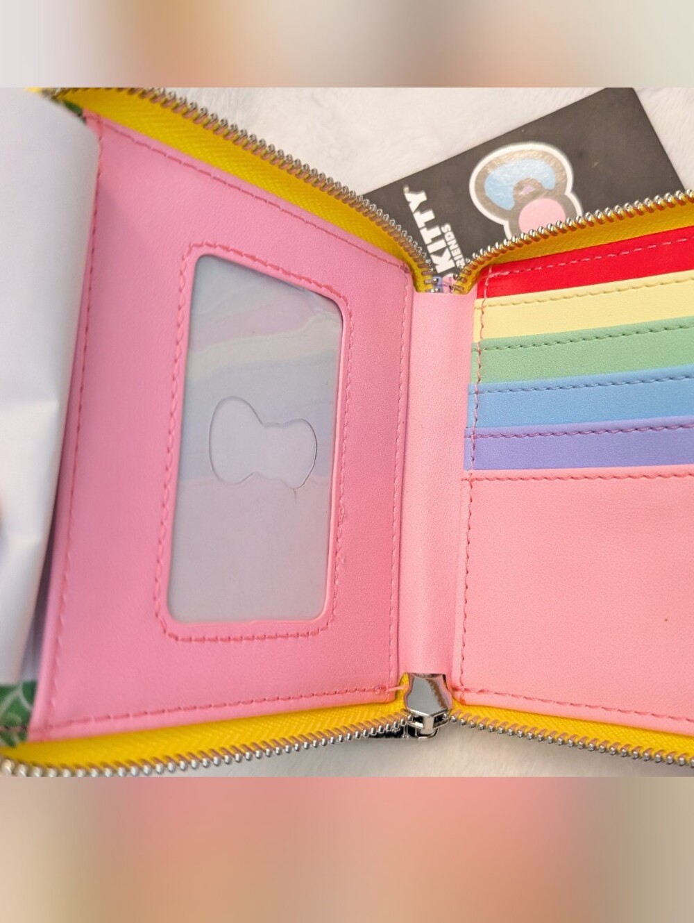 Loungefly hardtag hello kitty colorblock wallet nwt - Picture 4 of 5